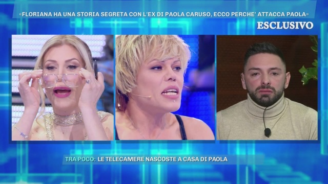 Domenica Live, Floriana Secondi attacca Paola Caruso: “Mentre frequentavi Moreno Merlo stavi con un altro!” (VIDEO)