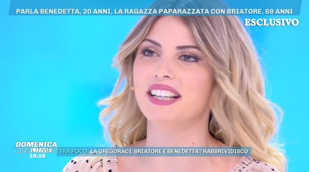 Benedetta Bosi a Domenica Live: &#8220;Io e Flavio Briatore non abbiamo mai avuto una storia&#8221; (Video)