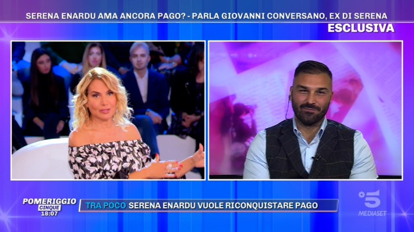 Grande Fratello Vip, Giovanni Conversano: &#8220;Serena Enardu malata di visibilità, Pago è una vittima&#8221; (video)