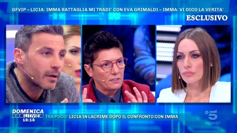 Imma Battaglia: &#8220;Licia Nunez? Sta sfruttando me ed Eva Grimaldi per la popolarità&#8221; (video)