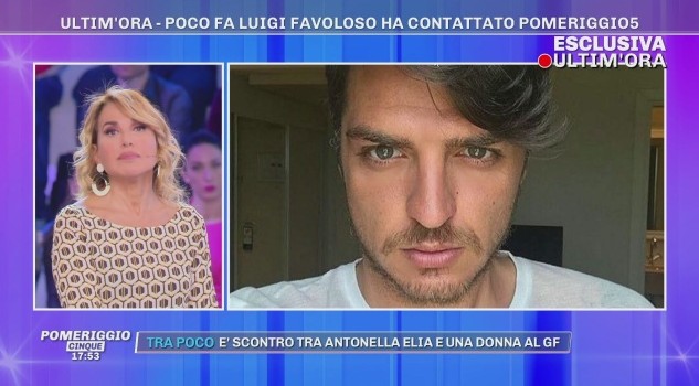 Luigi Mario Favoloso sta bene, non è in Italia: la rivelazione a Pomeriggio 5 (video)