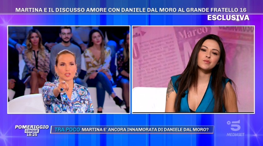 Martina Nasoni: &#8220;Daniele Dal Moro tronista? Gli auguro di riuscire ad emozionarsi nella vita&#8221; (video)