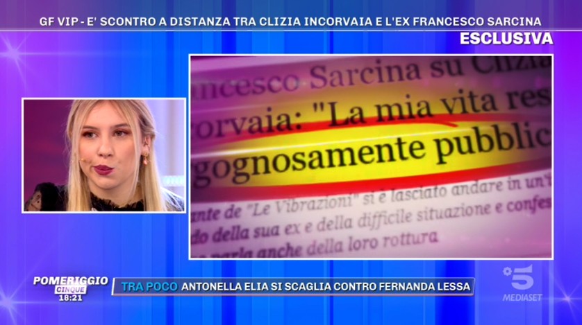 Grande Fratello Vip, Francesco Sarcina contro l&#8217;ex moglie Clizia: la replica di Micol Incorvaia (video)