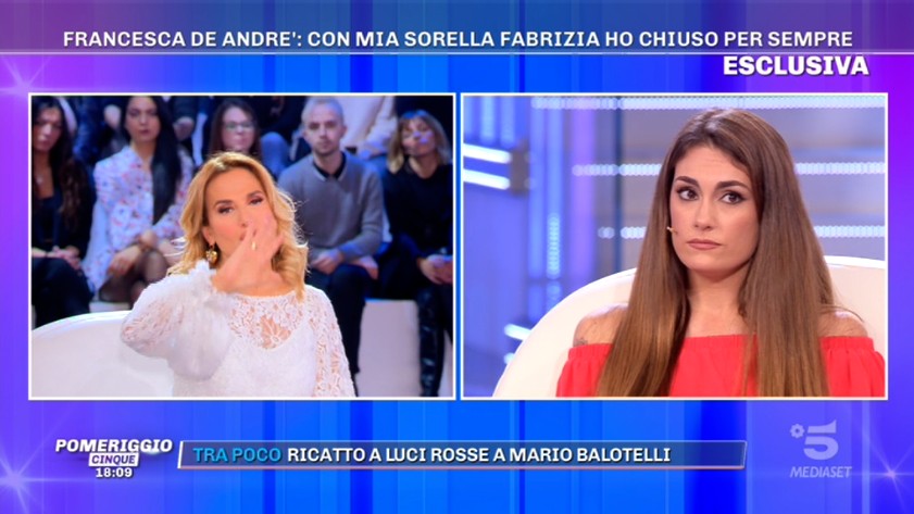 Fabrizia De Andrè: &#8220;Francesca? Pronta alla macchina della verità per far pace con lei&#8221; (video)