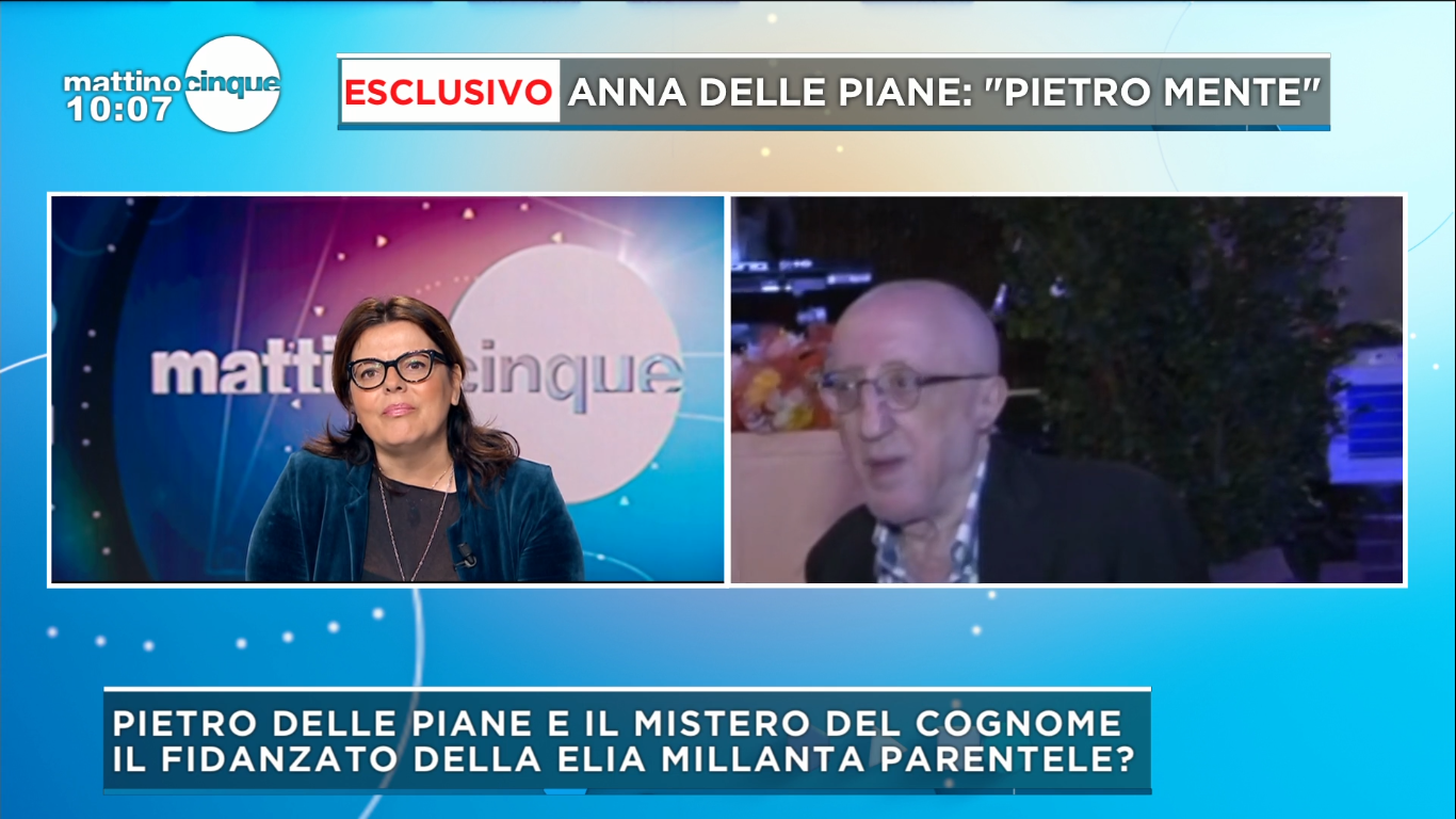 Il caso della parentela di Pietro delle Piane con l&#8217;attore Carlo, Anna Crispino a Mattino 5: &#8220;Mai sentito nominare&#8221;