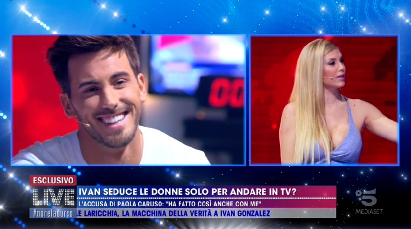 Ivan Gonzalez: la macchina della verità a Live Non è la d&#8217;Urso (video)