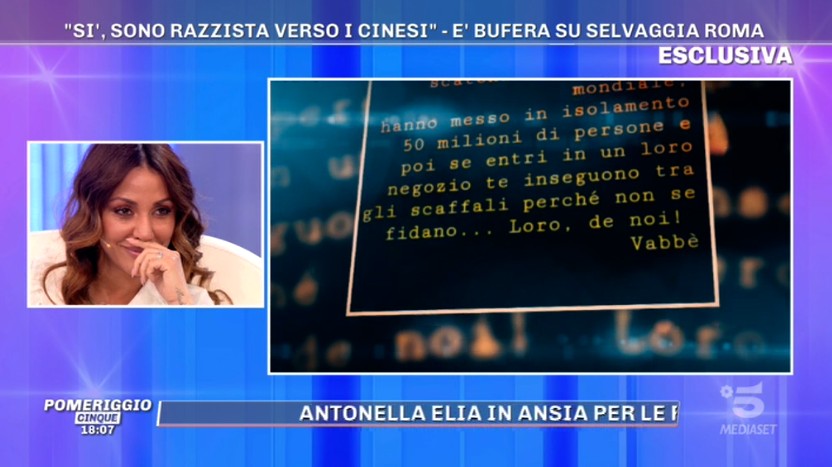 Selvaggia Roma dopo le frasi choc sui cinesi e il Coronavirus: &#8220;Mi prendo le mie responsabilità&#8221; (video)