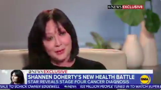 Shannen Doherty: &#8220;Il cancro è tornato, ho molta paura&#8221;
