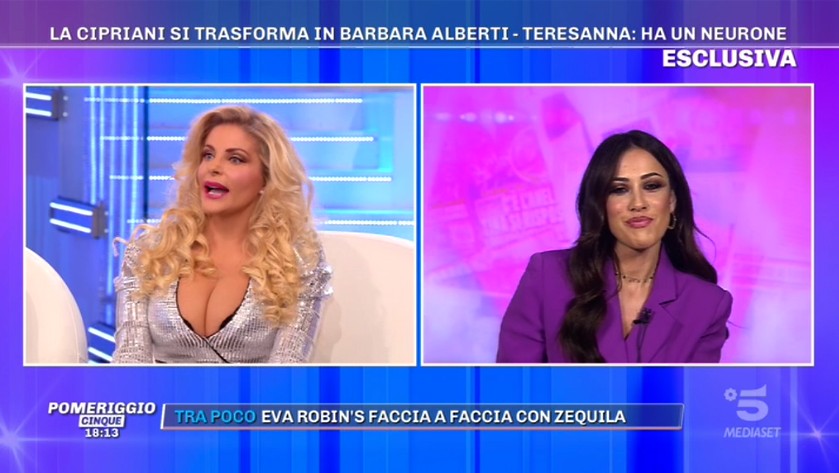 Teresanna Pugliese &#8211; Francesca Cipriani: la lite a Pomeriggio 5 (video)
