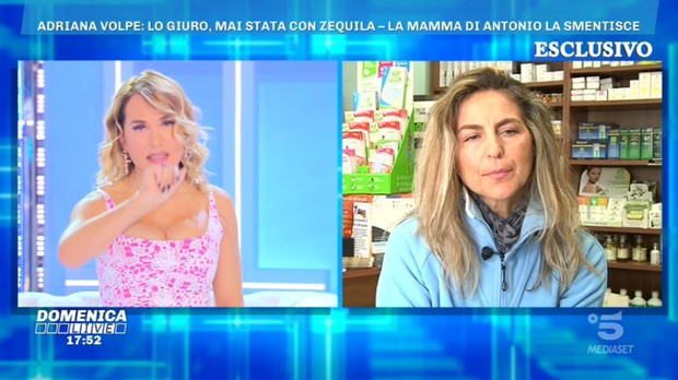 Antonio Zequila, la sorella a Domenica Live: &#8220;Sono dalla parte di Adriana Volpe, certe cose non si dicono&#8221; (Video)