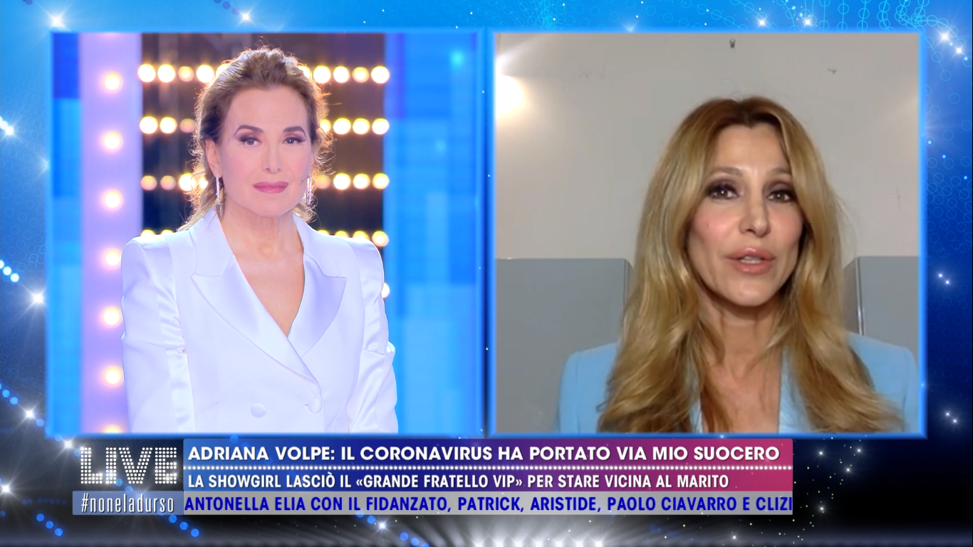 Live Non è la d&#8217;Urso, Adriana Volpe: &#8220;La mia famiglia si è rialzata grazie a Gisele&#8221; (VIDEO)