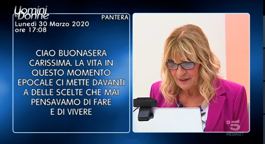 Pantera, chi è il misterioso corteggiatore di Gemma Galgani di Uomini e Donne (video)