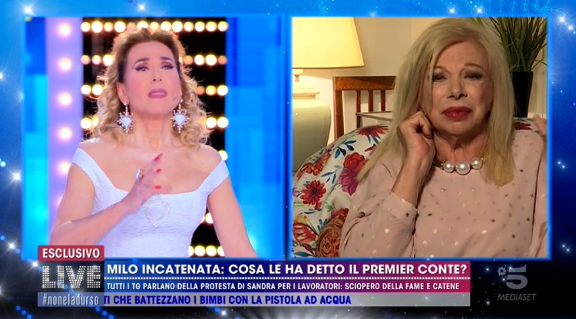 Sandra Milo: &#8220;Conte? Provo ammirazione per lui. Mi ha promesso la massima attenzione&#8221; (video)