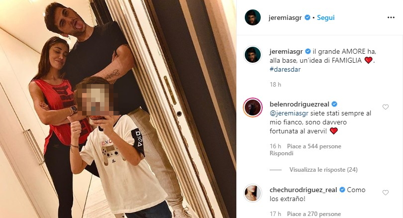 Jeremias Rodriguez: &#8220;Il grande amore ha alla base un&#8217;idea di famiglia&#8221; (foto)