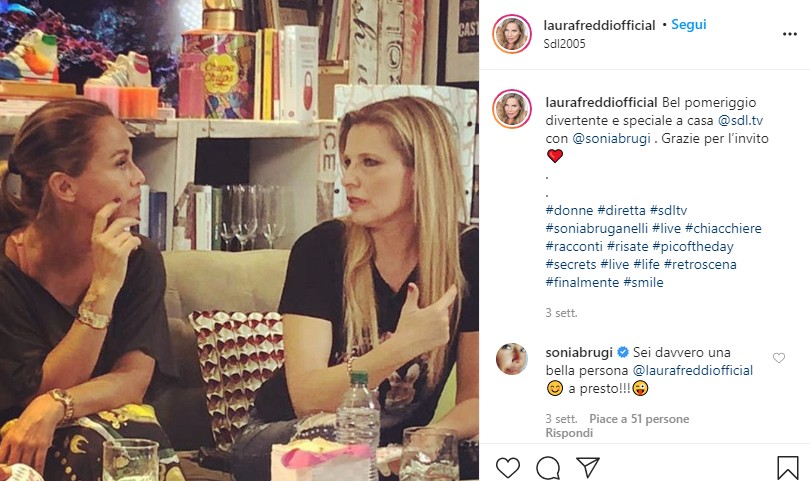 Laura Freddi: &#8220;Con Sonia Bruganelli è nata una bella amicizia&#8221;