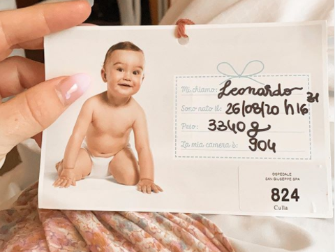 Lara Zorzetto ha partorito: il figlio si chiama Leonardo