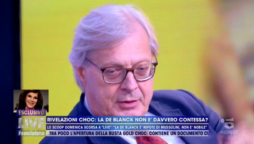 Vittorio Sgarbi: &#8220;Ero fidanzato con Eva Grimaldi. Mi tradì con Gabriel Garko&#8221; (video)