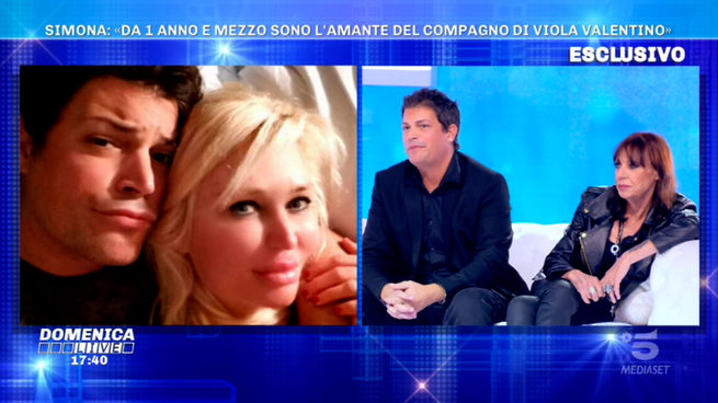 Domenica Live, Viola Valentino tradita dal fidanzato Francesco: &#8220;Sono incavolata&#8221;