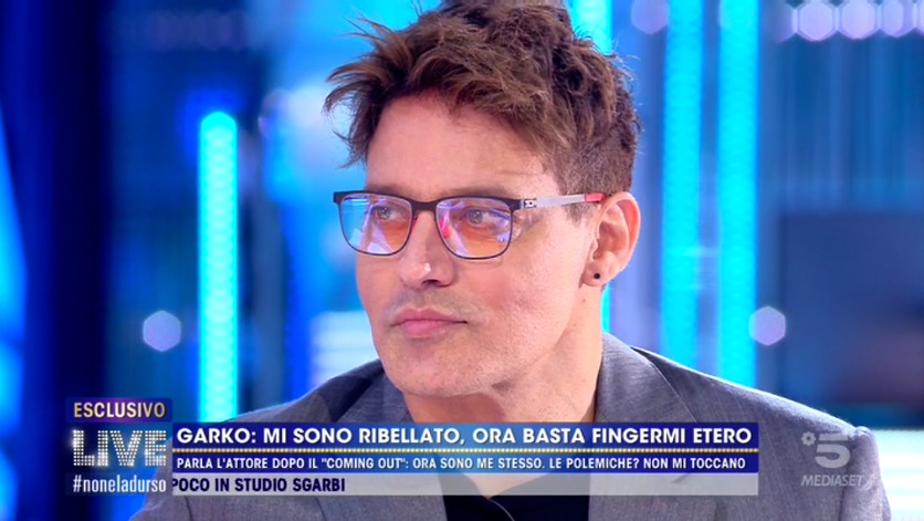 Gabriel Garko: &#8220;Al mio fidanzato Gaetano non piace la notorietà&#8221; (video)