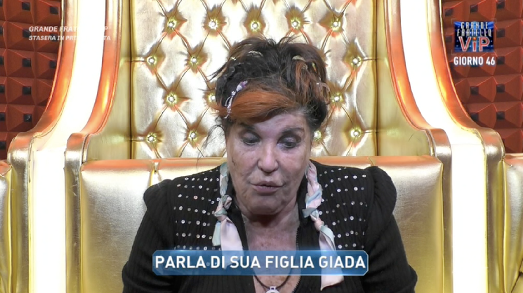 Grande Fratello Vip 5, Patrizia De Blanck piange per la mancanza della figlia Giada (video)