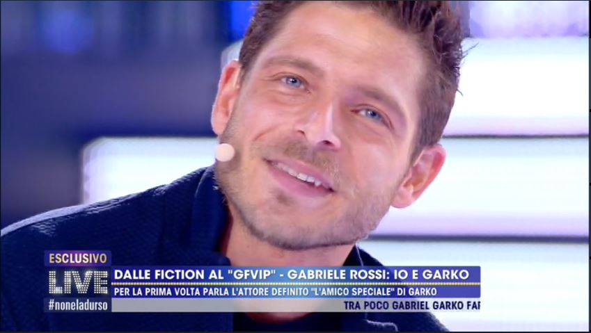 Live Non è la d’Urso, Gabriele Rossi racconta la sua storia (finita) con Gabriel Garko