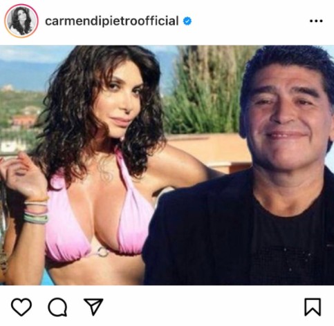 Carmen Di Pietro e Maradona