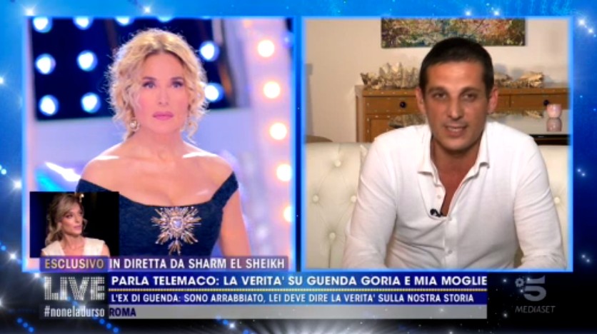 Telemaco Dell'Aquila a Live non è la d'Urso