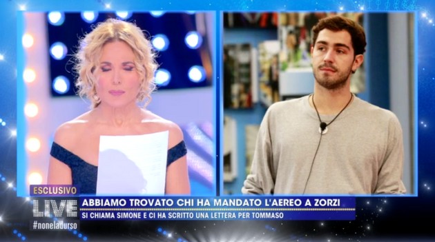 Tommaso Zorzi: la lettera di Simone
