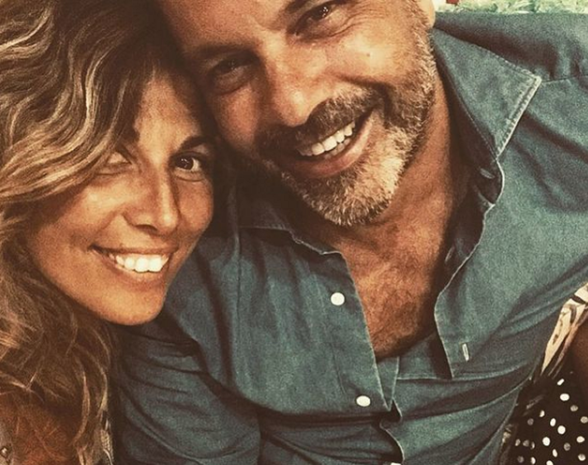 Cecilia Capriotti e il marito Gianluca Mobilia