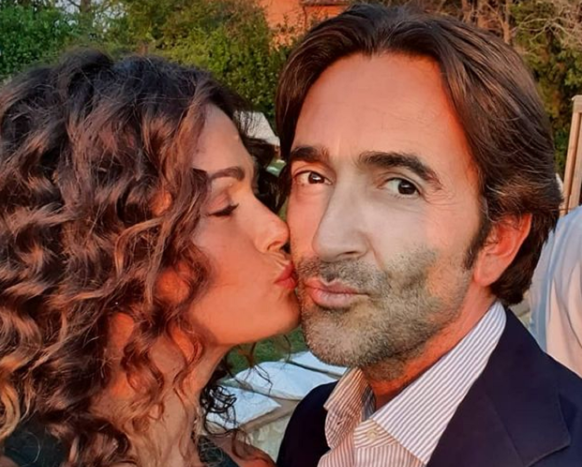 Samantha De Grenet con il marito Luca Barbato