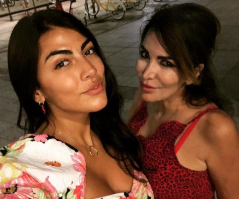Fariba Tehrani e Giulia Salemi