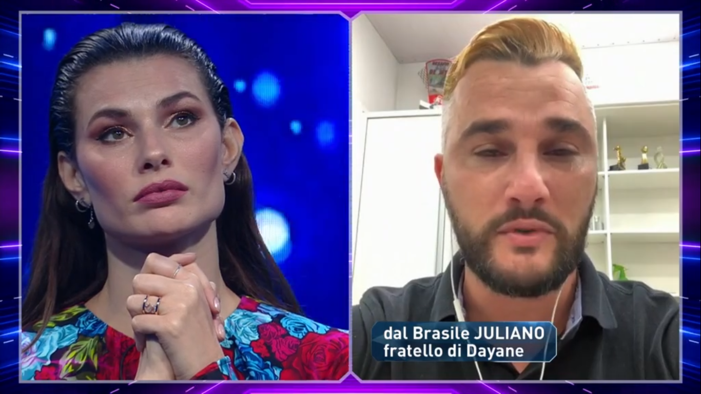 Grande Fratello VIP, Dayane rivede il fratello Juliano: &#8220;Ci riavvicineremo a nostra madre&#8221;