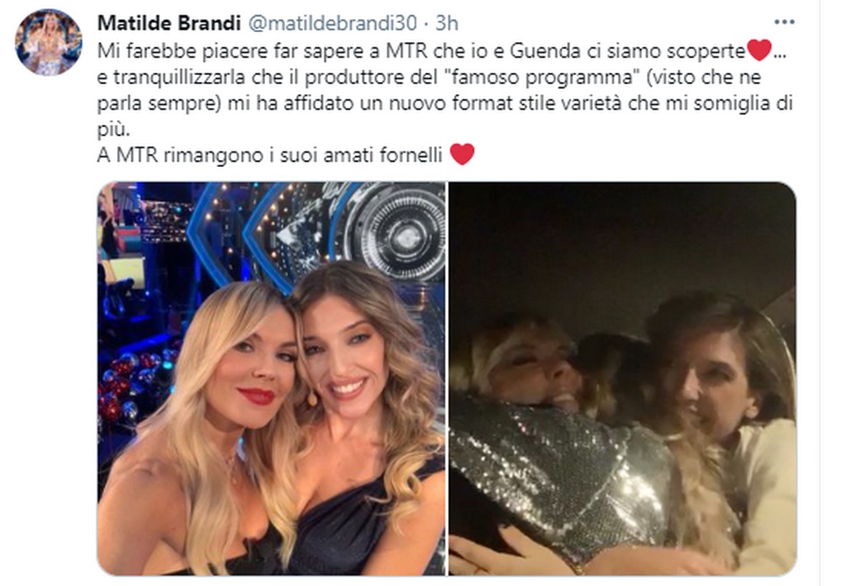 Matilde Brandi: “Per me nuovo programma tv, a Maria Teresa Ruta rimangono i suoi amati fornelli”