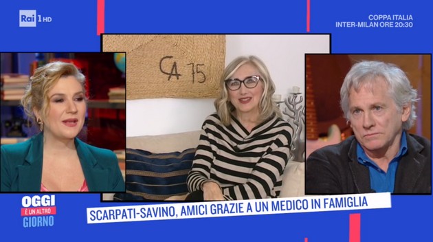 Lunetta Savino e Giulio Scarpati
