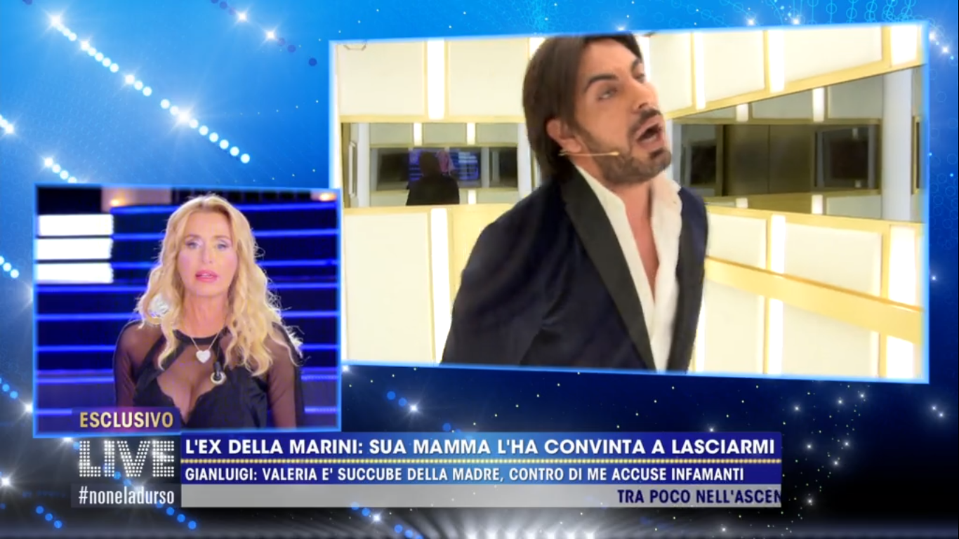 Lite furibonda tra Valeria Marini e l&#8217;ex fidanzato a Live non è la d&#8217;Urso