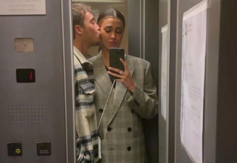 Belen Rodriguez e Antonino Spinalbese