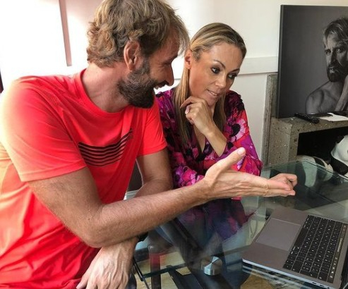 Natalia Titova e Massimiliano Rosolino