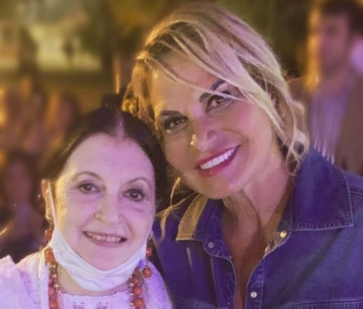 Simona Ventura e Carla Fracci