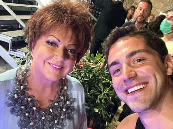 Tommaso Zorzi e Orietta Berti