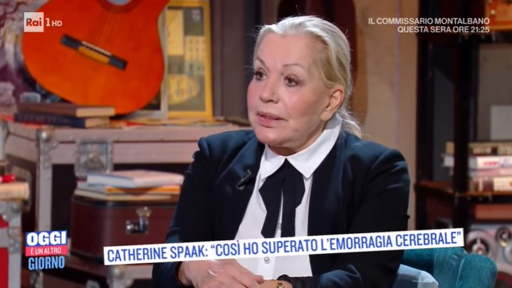 Catherine Spaak: &#8220;Ho avuto un&#8217;emorragia cerebrale&#8221;