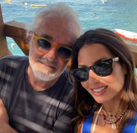 Flavio Briatore ed Elisabetta Gregoraci a Capri