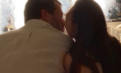Matteo Salvini e Francesca Verdini