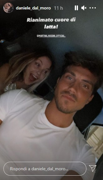 Martina Nasoni e Daniele dal Moro insieme a Napoli