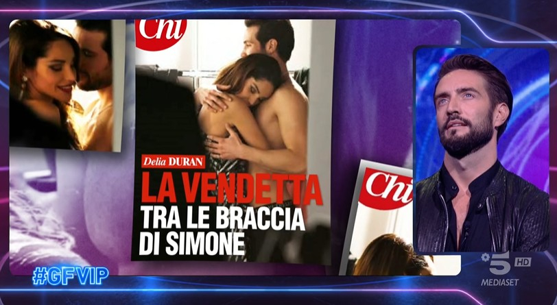 GF Vip 2021, Alex Belli reagisce alle foto di Delia Duran con Simone Bonaccorsi: &#8220;Molta amicizia&#8221; (video)