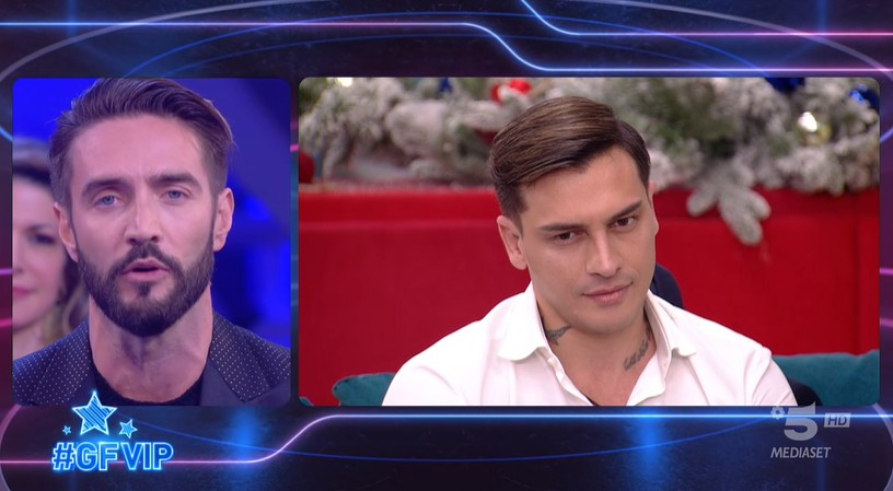 Alessandro Basciano e Alex Belli del Grande Fratello Vip 2021