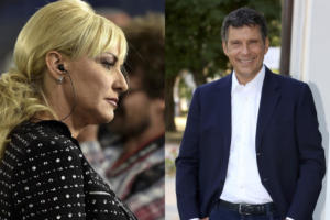 Antonella Clerici ricorda Fabrizio Frizzi e scoppia in lacrime al Tg1