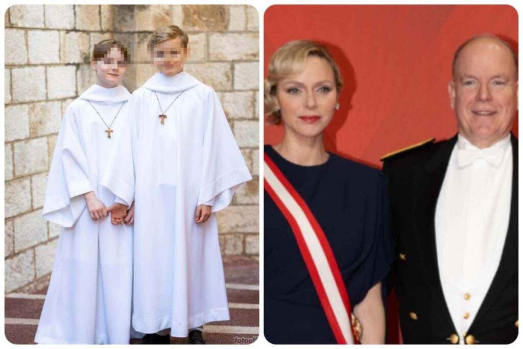 la comunione dei gemelli di Monaco