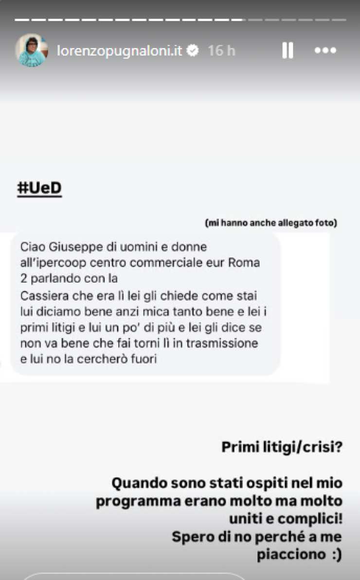 Indiscrezione Uomini e donne