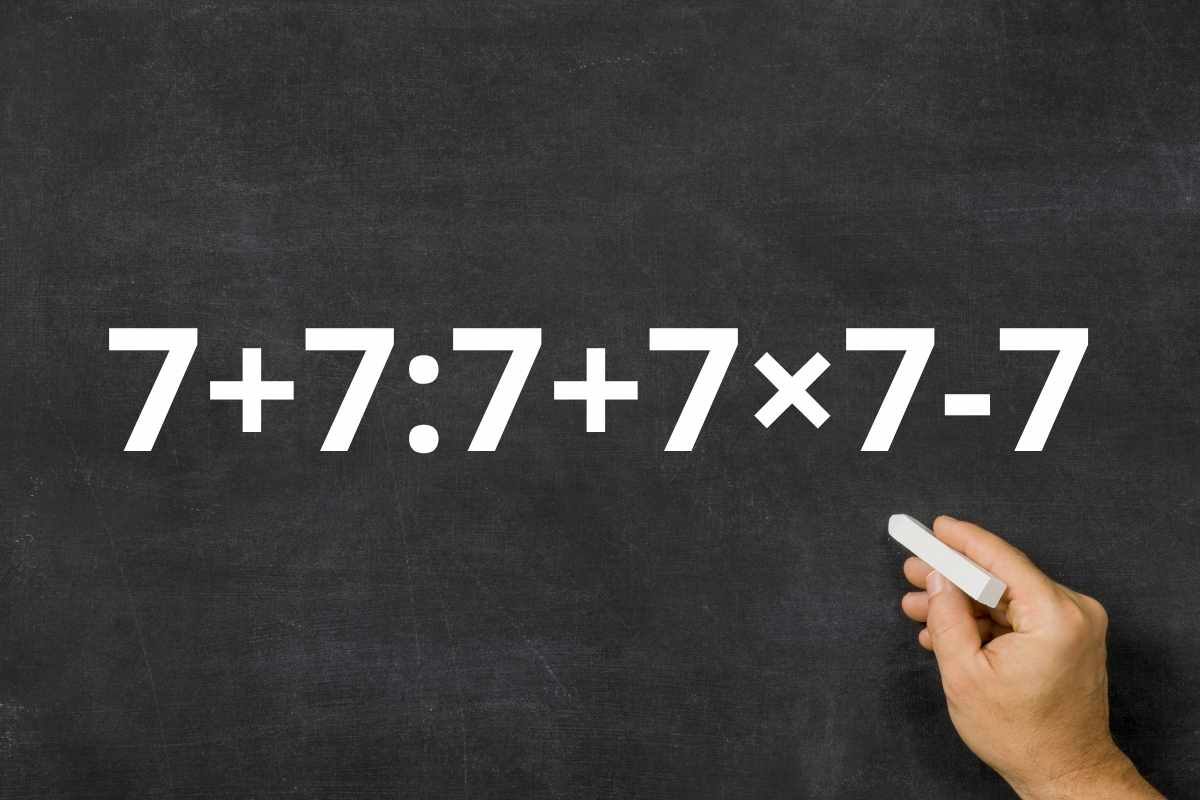 Quiz matematico da risolvere